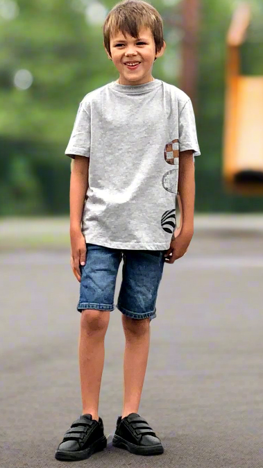 Black Semi-Formal/ Casual School Uniform Shoes for Kids